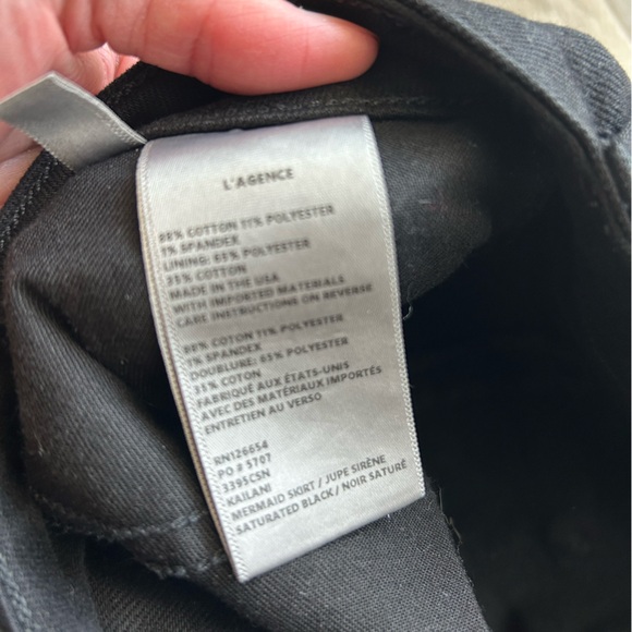 L'AGENCE Kailani Mermaid Maxi Skirt Size 27 NWT - Picture 7 of 7